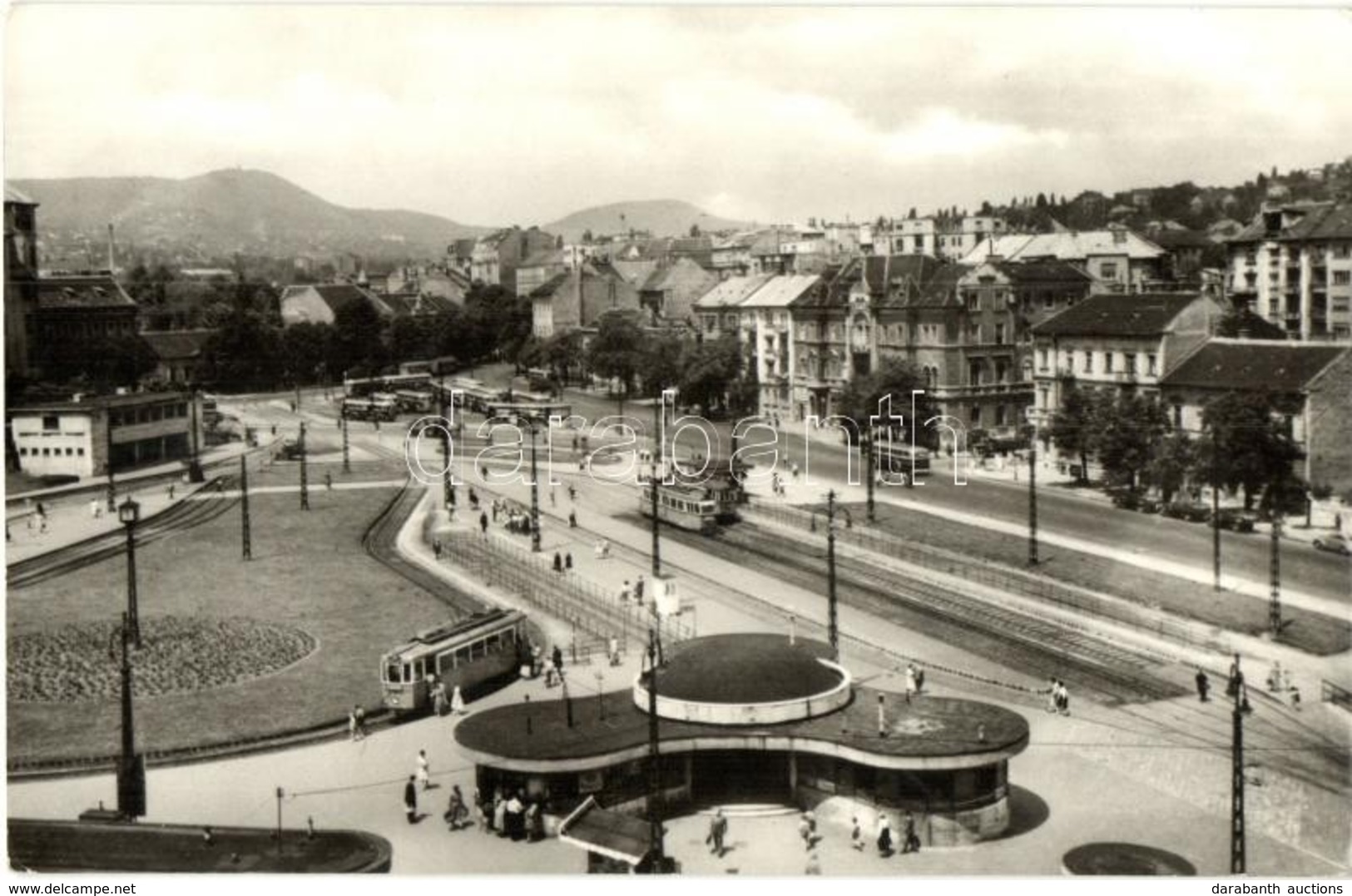 * T2/T3 Budapest II. Moszkva Tér (Széll Kálmán Tér), Villamosok, Autóbuszok. Képzőművészeti Alap (EK) - Non Classificati