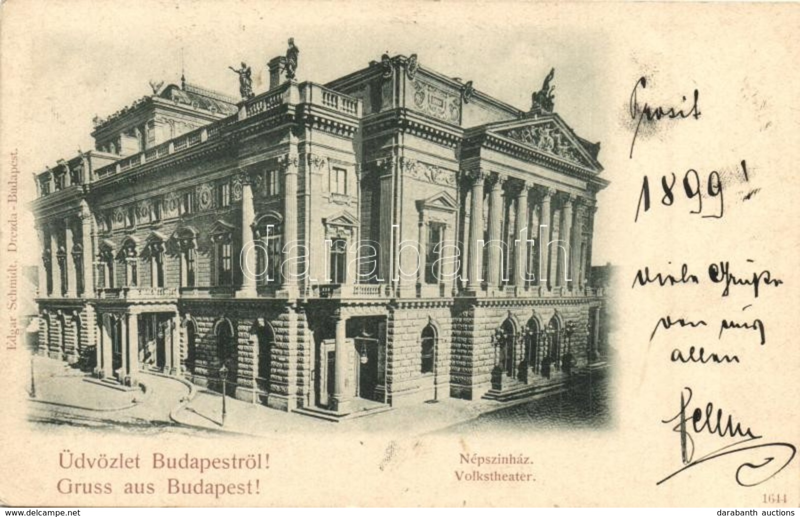 T2 1899 Budapest VIII. Népszínház - Unclassified