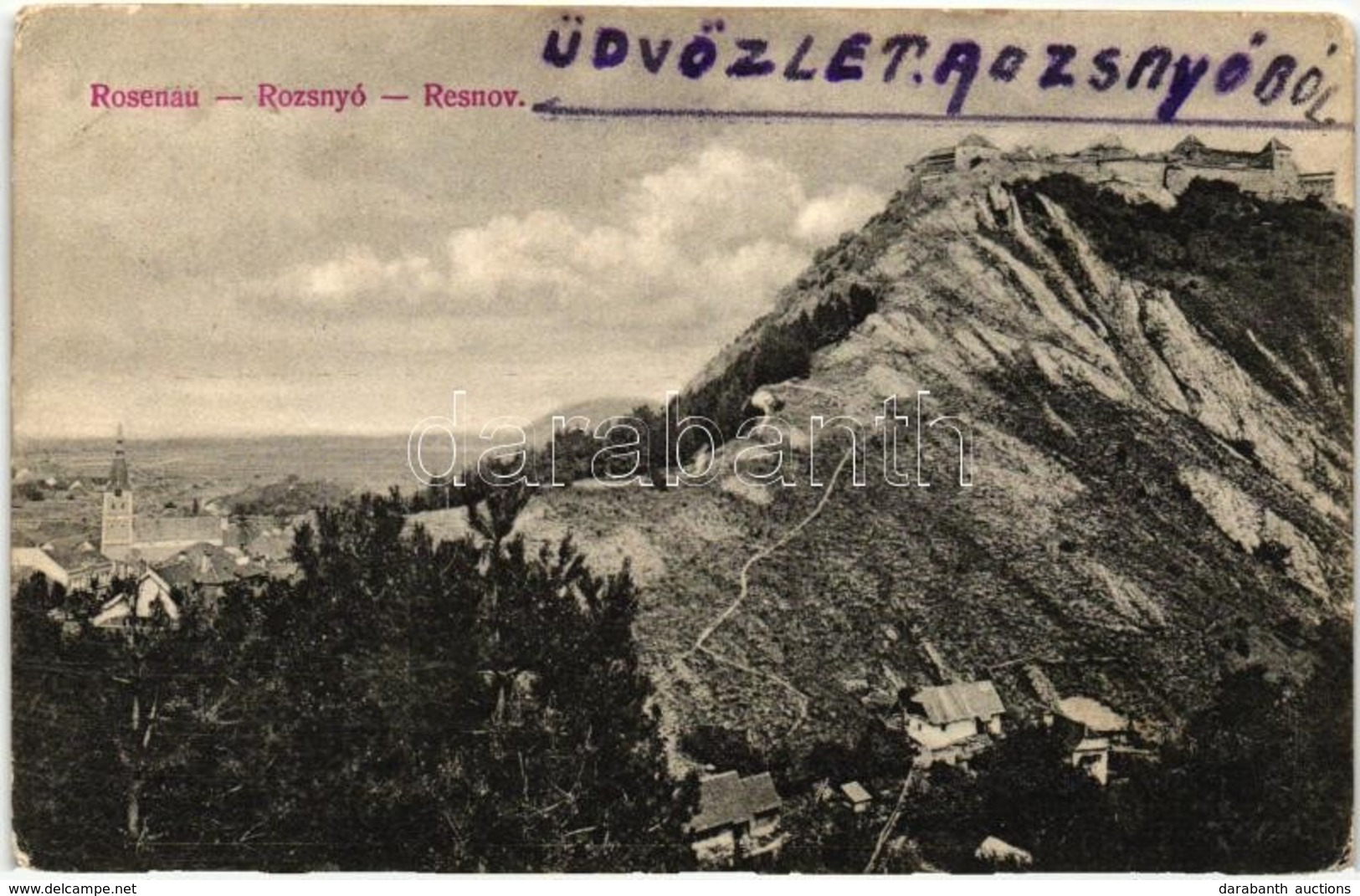 T4 Barcarozsnyó, Rozsnyó, Rasnov; Váralja / Castle Hill (ázott / Wet Damage) - Unclassified
