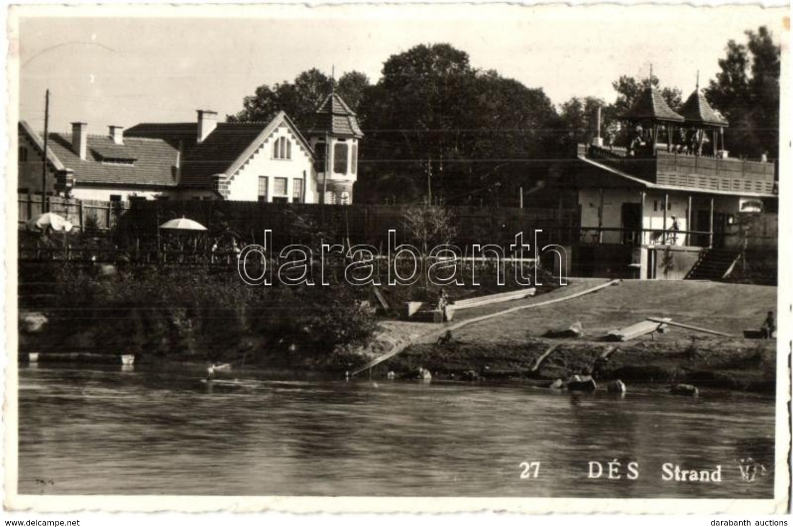 T2/T3 Dés, Dej; Strand, Illusztráció Fényképsokszorosító Szamosúvár / Beach (EK) - Unclassified