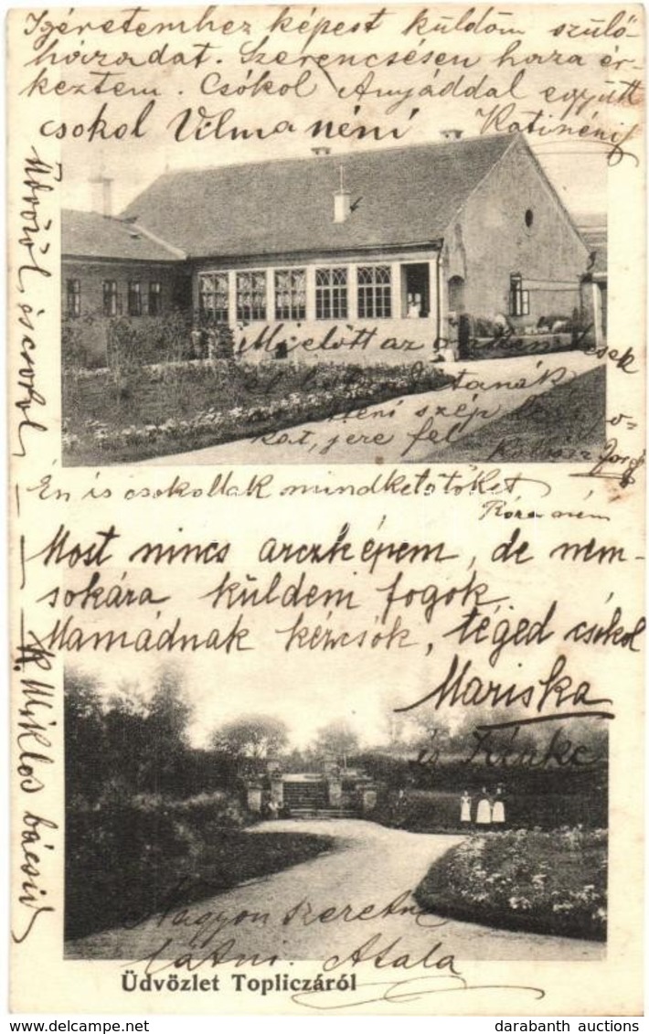 T2 1905 Maroshévíz, Oláhtoplica, Toplicza, Toplita; Jákobi István Szülőháza, Kúria / Birth Villa Of István Jákobi - Unclassified