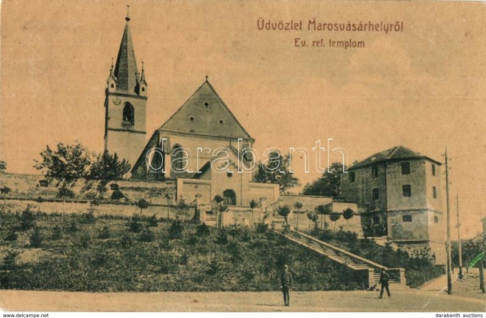 T3 1908 Marosvásárhely, Targu Mures; Református Templom, Vártemplom. 38. / Calvinist Church (EB) - Unclassified