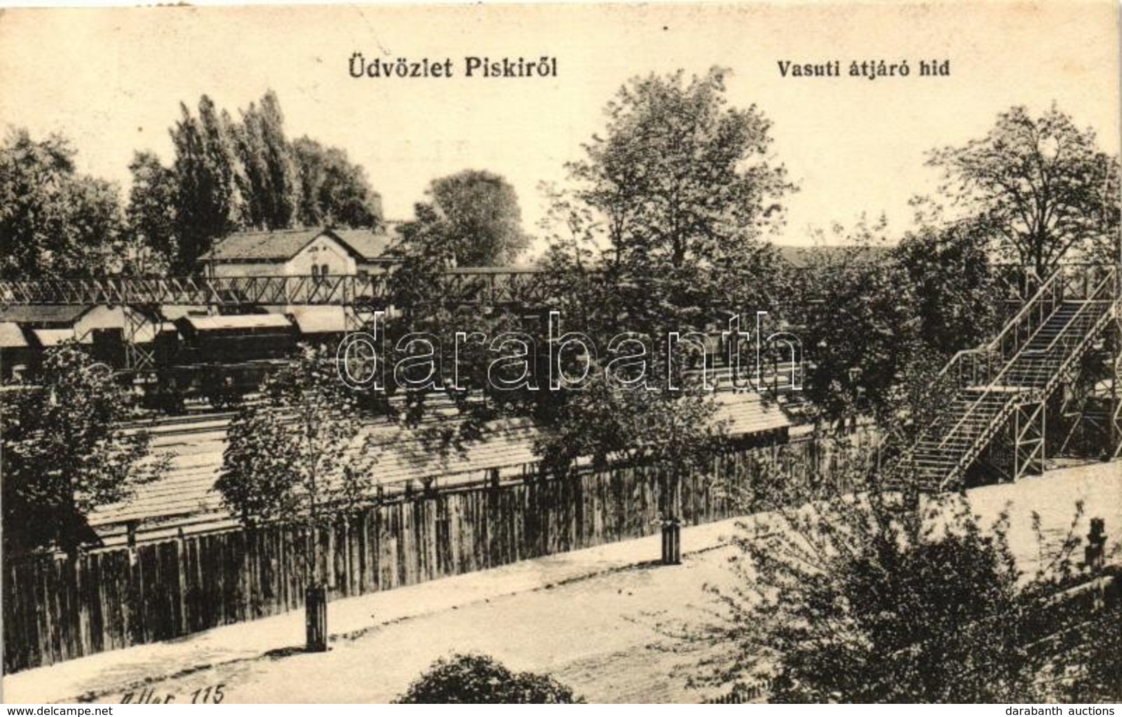 T2 Piski, Simeria; Vasúti átjáróhíd; Adler Arthur Fényirda, Szászváros / Railroad Overpass - Unclassified