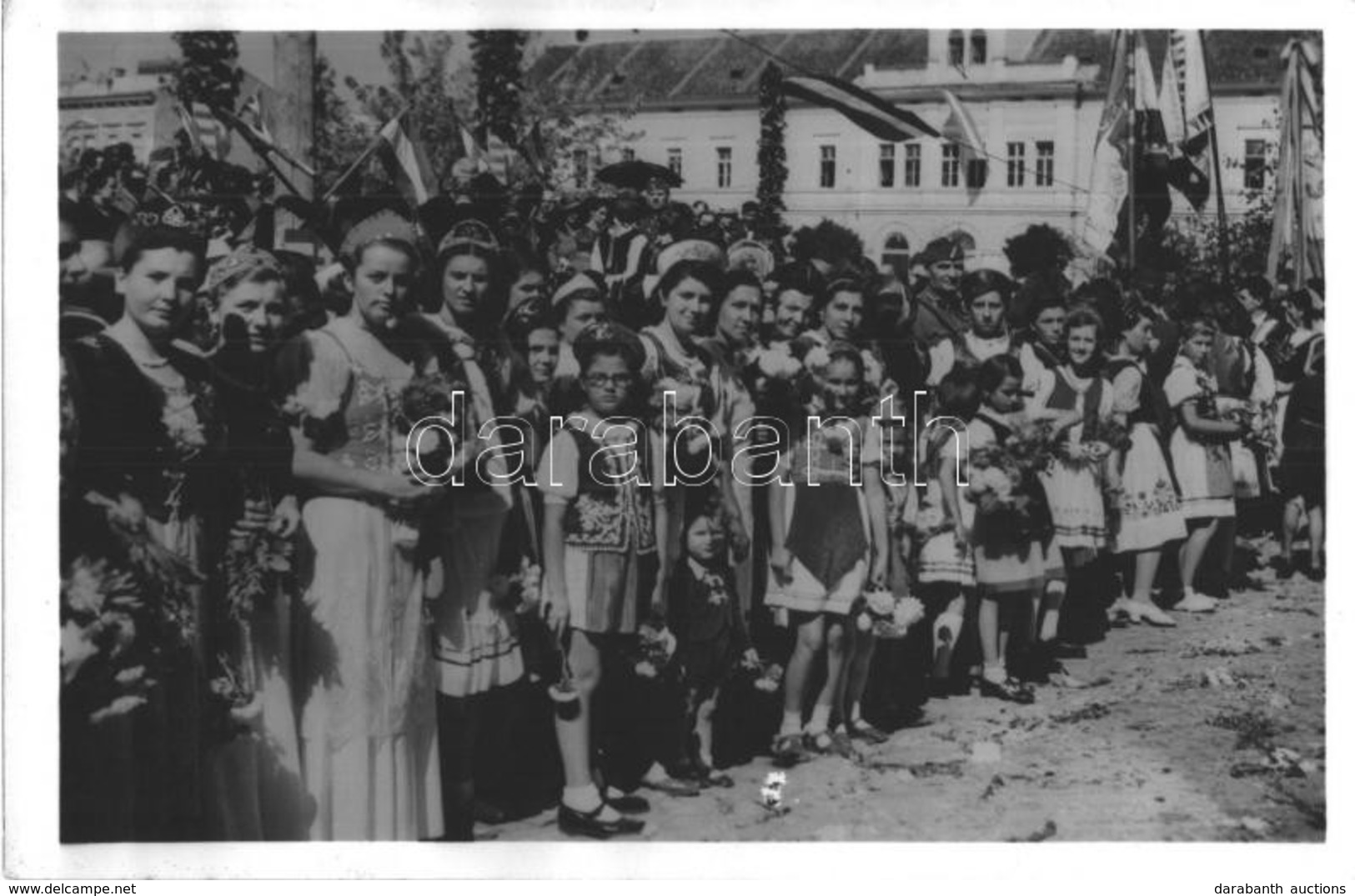 T2 1940 Sepsiszentgyörgy, Sfantu Gheorghe; Bevonulás Honleányokkal / Entry Of The Hungarian Troops With Compatriot Women - Unclassified