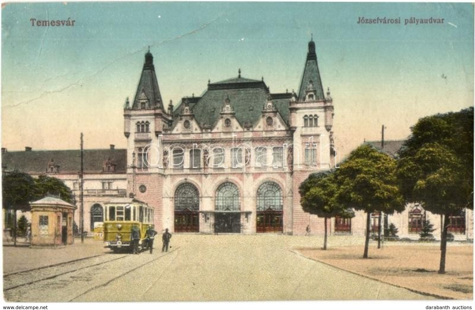 T3 Temesvár, Timisoara; Józsefvárosi Pályaudvar, Vasútállomás, Villamos / Railway Station, Tram (EB) - Unclassified