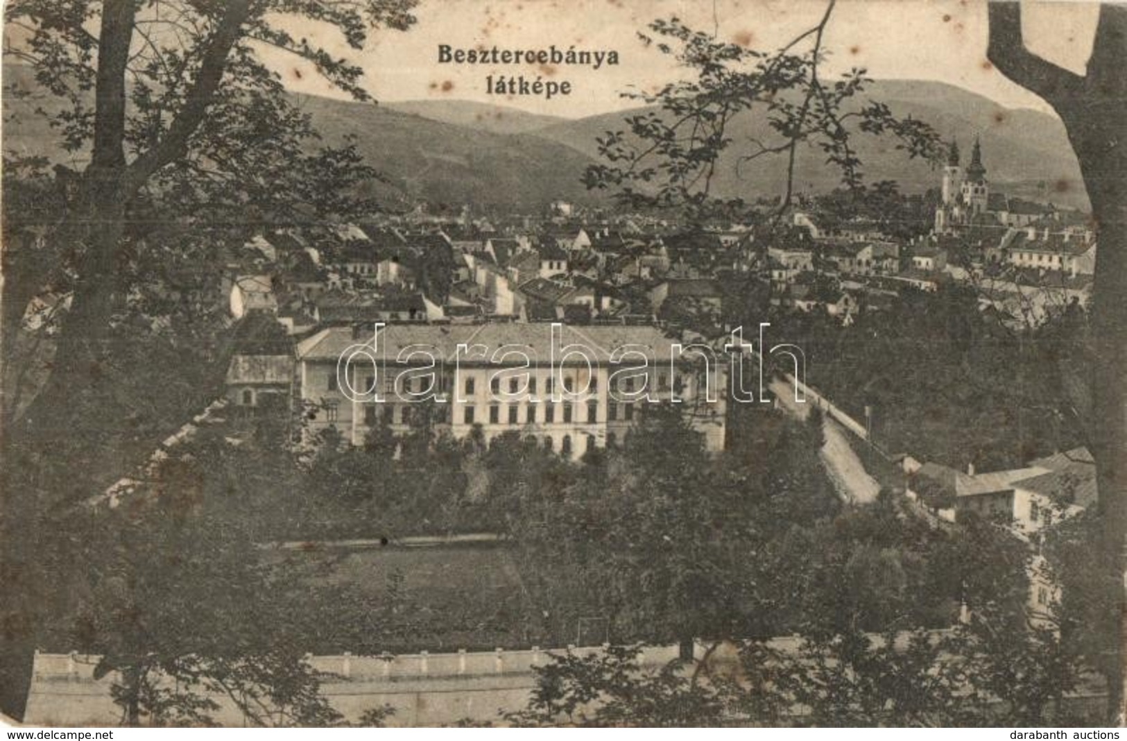 T3 Besztercebánya, Banská Bystrica; Látkép. Kiadja Havelka József / General View (fl) - Ohne Zuordnung