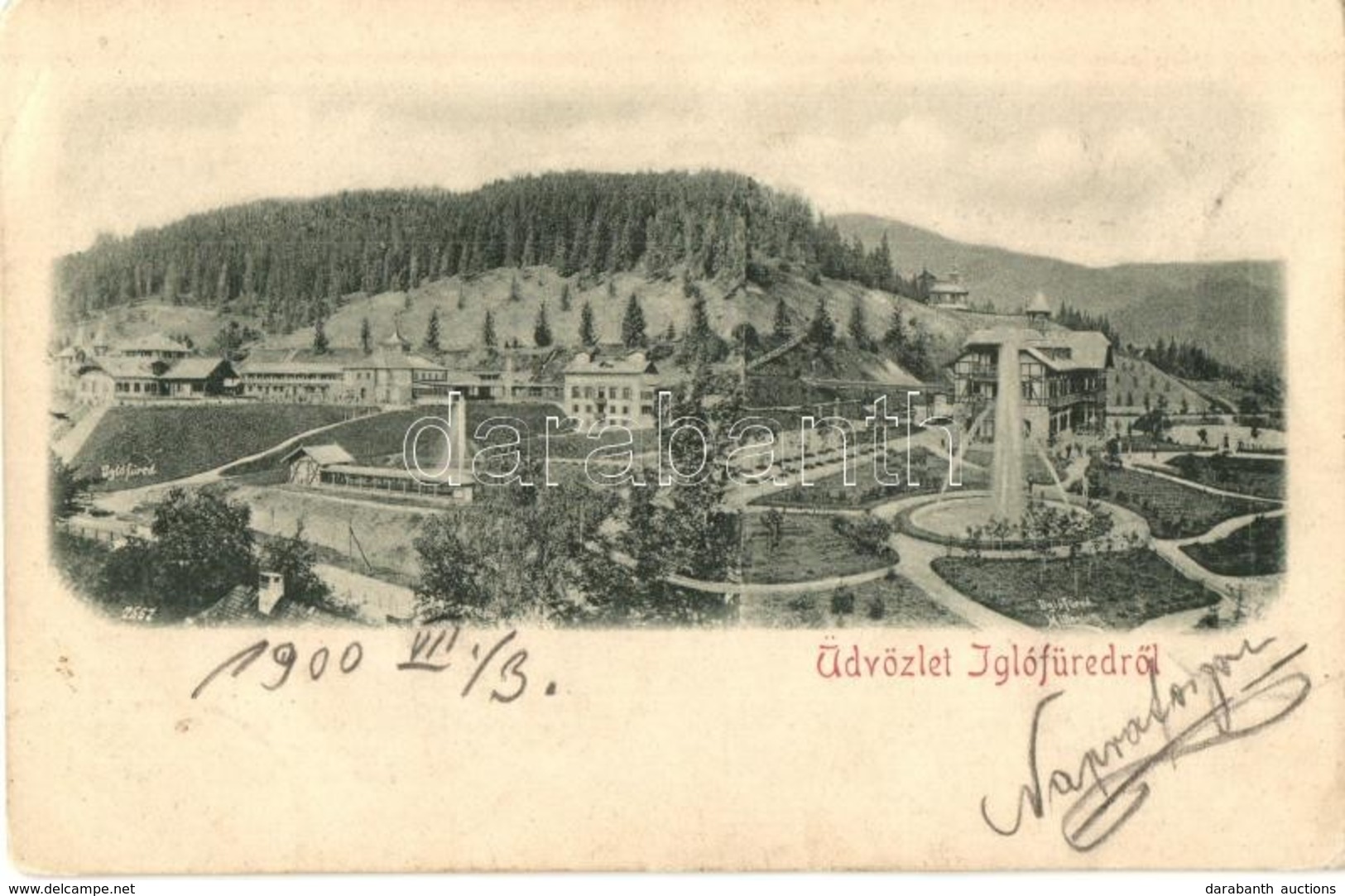T2 1900 Iglófüred, Bad Zipser Neudorf, Kúpele Spisská Nová Ves; - Unclassified
