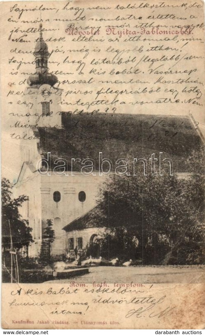 T3/T4 Jablánc, Nyitra-Jablonic, Jablonica; Római Katolikus Templom / Church (fa) - Non Classificati