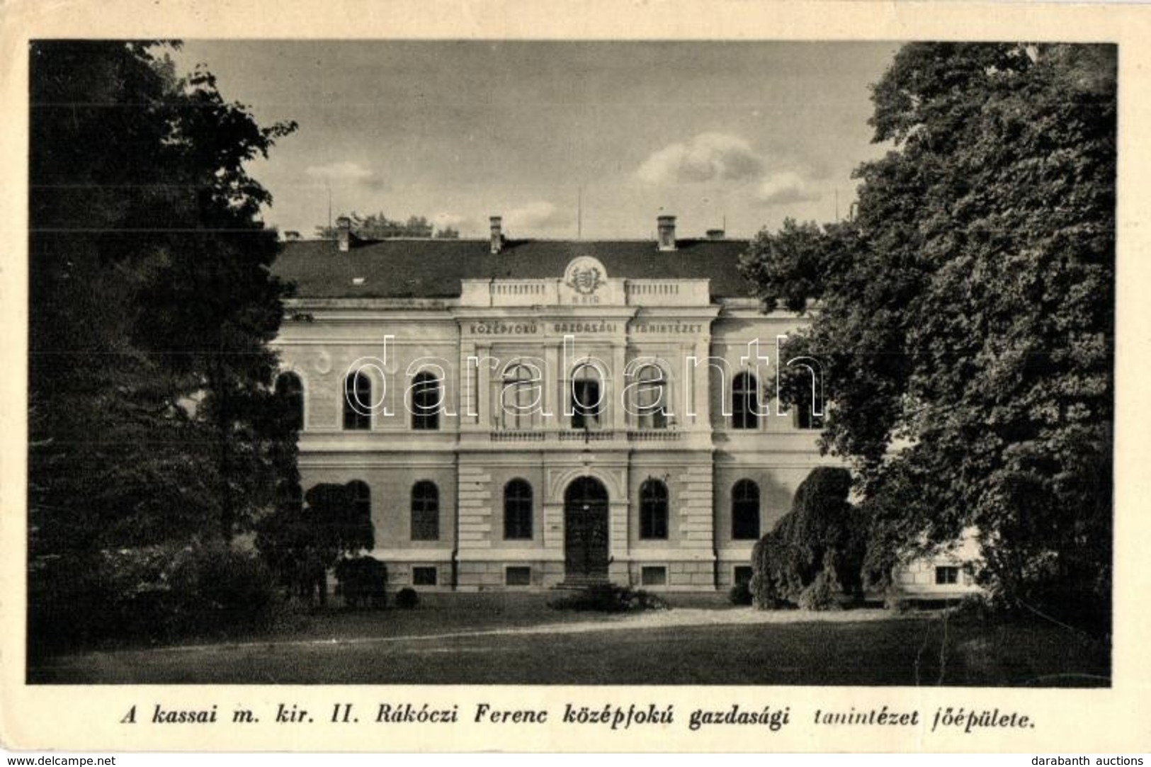 T2/T3 Kassa, Kosice; M. Kir. II. Rákóczi Ferenc Középfokú Gazdasági Tanintézet Főépülete / Economic School - Unclassified