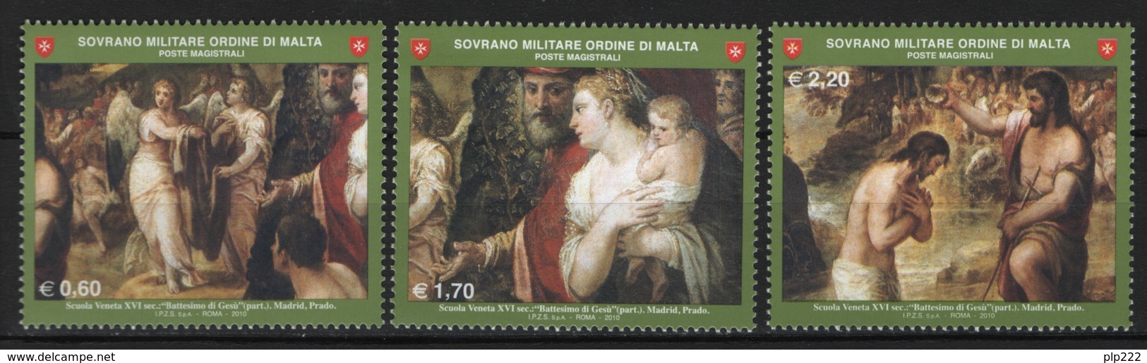 SMOM 2010 Sass.1014/16 MNH/** VF - Sovrano Militare Ordine Di Malta