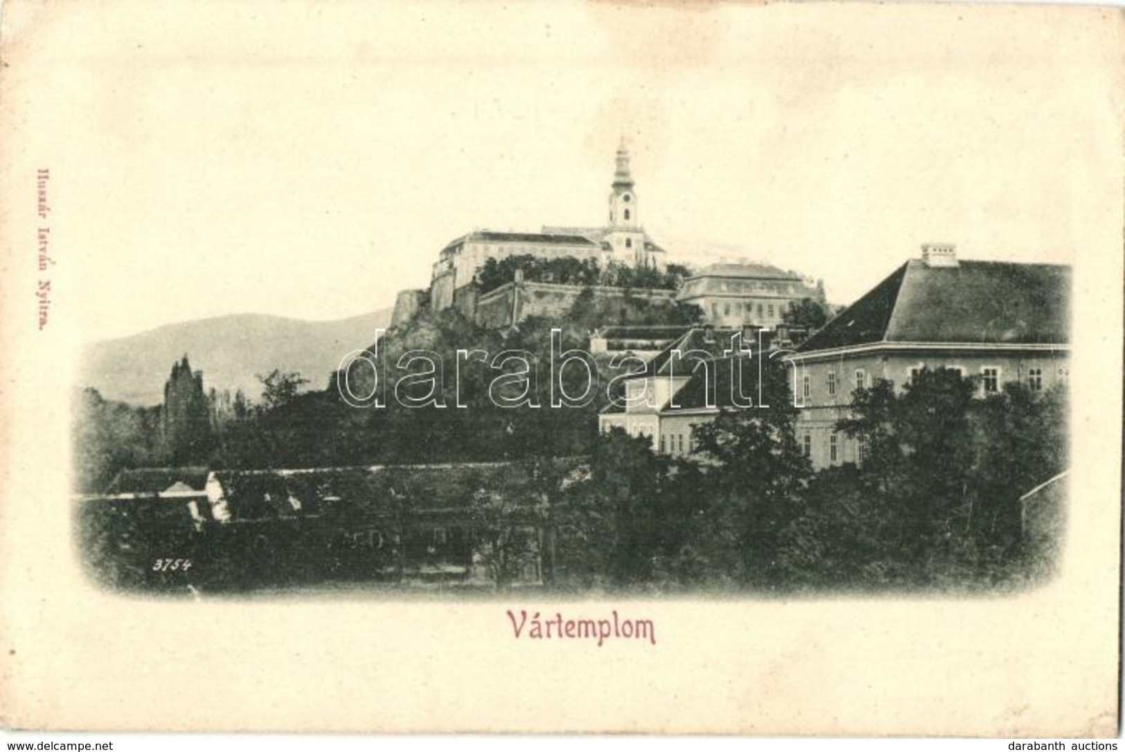 T2/T3 1899 Nyitra, Nitra; Vártemplom. Huszár István / Castle Church - Non Classificati