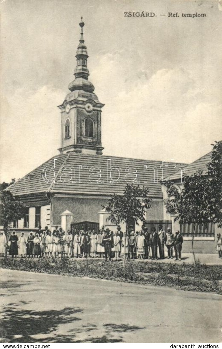 T2 Zsigárd, Zihárec; Református Templom / Calvinist Church. Fotograf Adolf Brunner - Unclassified