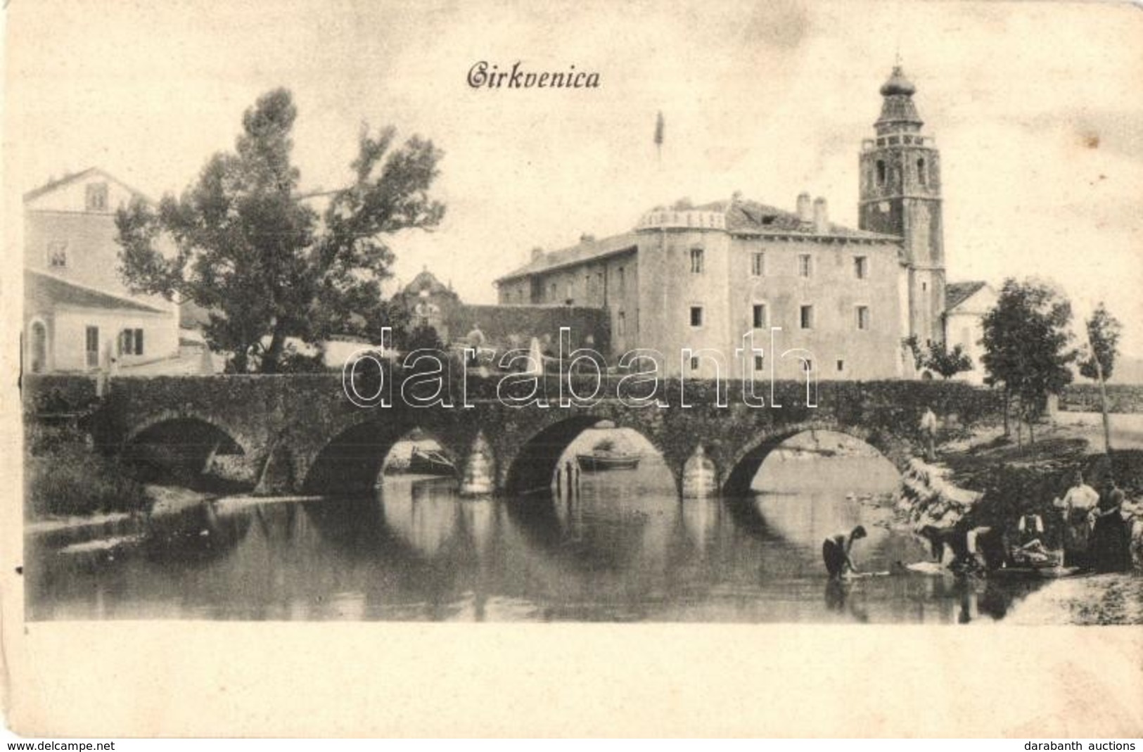 ** T2/T3 Crikvenica, Cirkvenica; Erődtemplom és Híd / Castle Church With Bridge (EK) - Non Classés