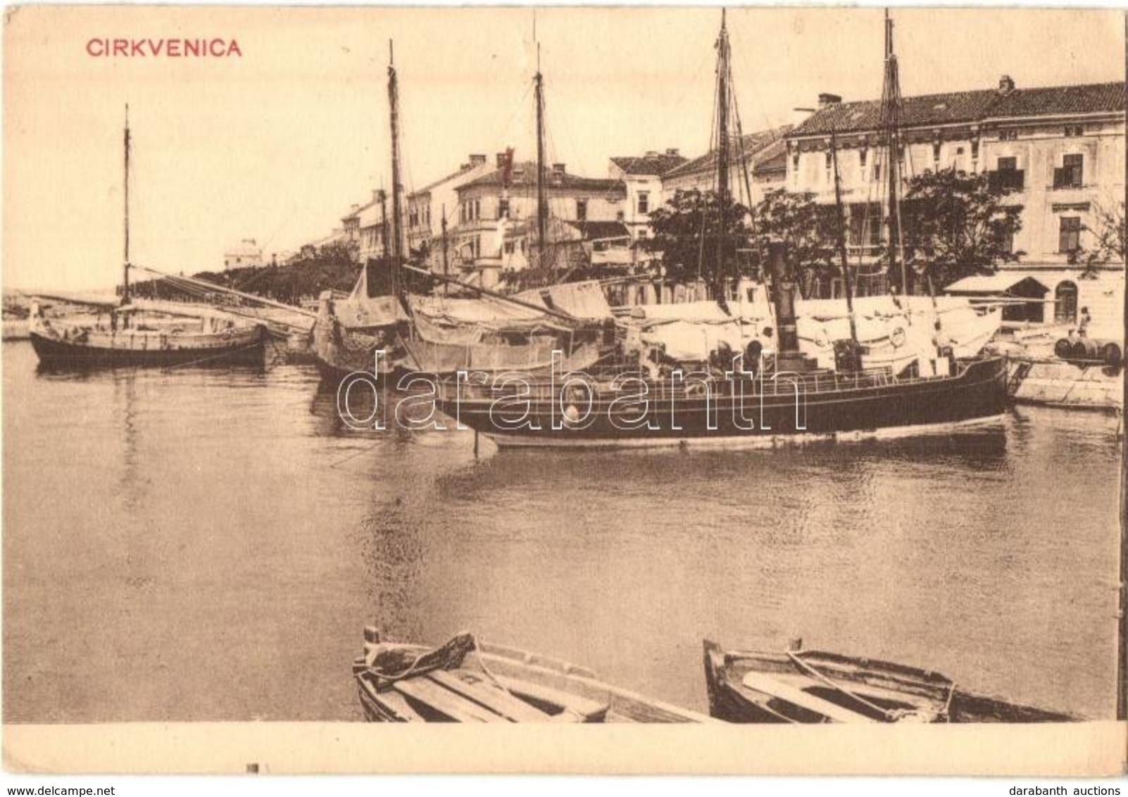 ** T2/T3 Crikvenica, Cirkvenica; Port, Ships (gluemark) - Unclassified
