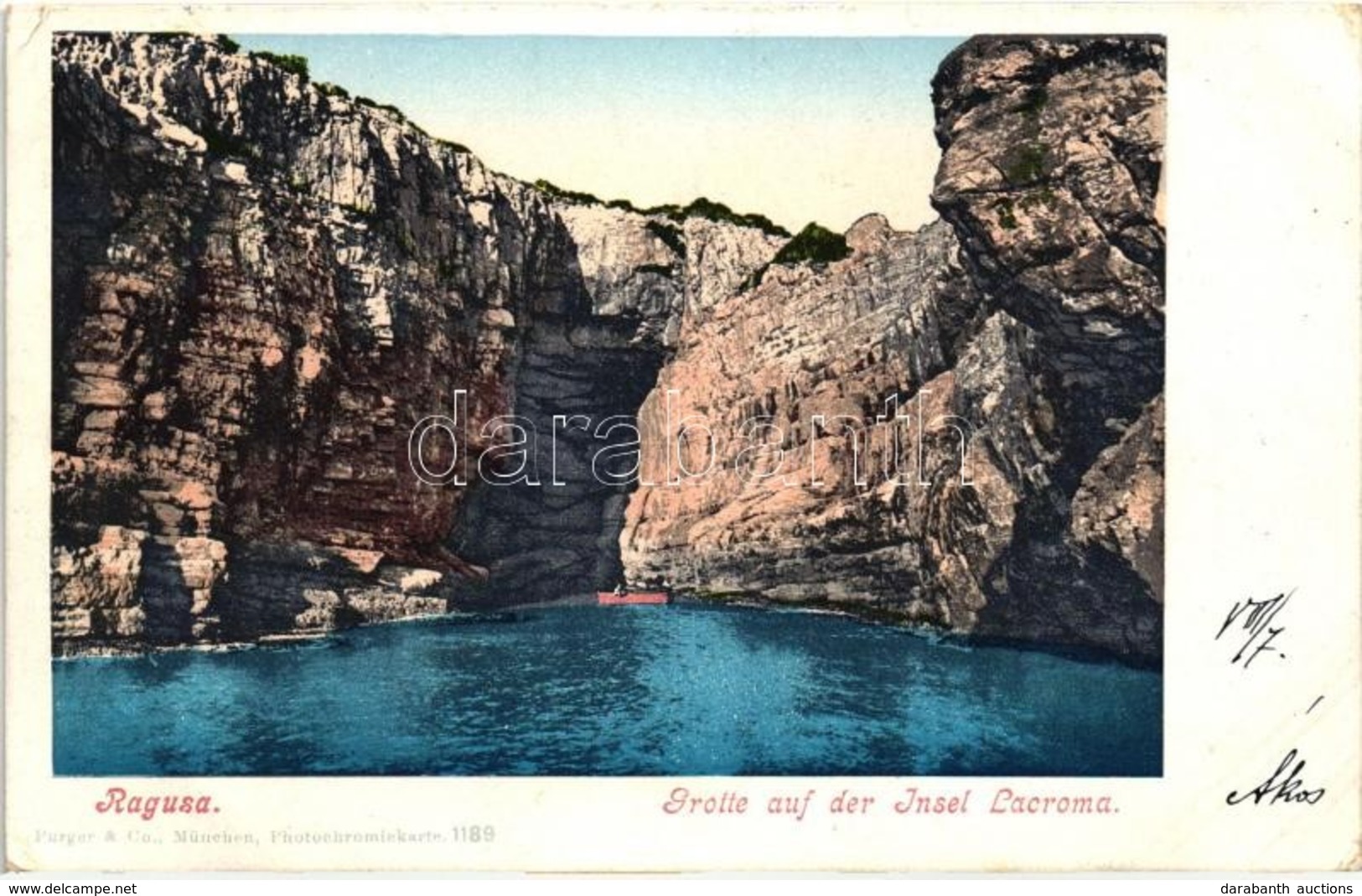 T3 Dubrovnik, Ragusa; Grotte Auf Der Insel Lacroma (fa) - Ohne Zuordnung