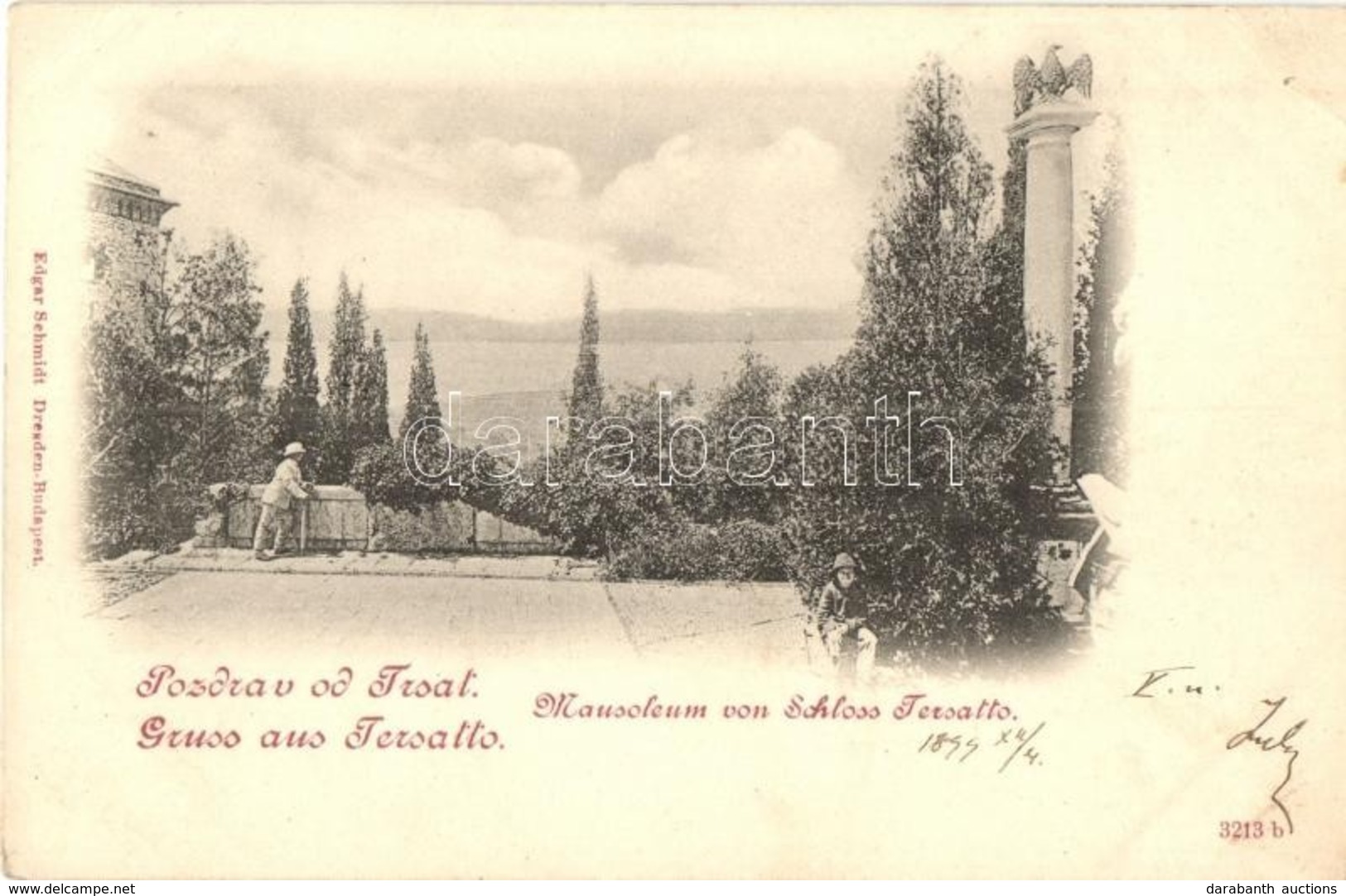 T2/T3 1899 Fiume, Rijeka; Trsat / Tersatto / Mausoleum Of The Castle  (EK) - Ohne Zuordnung