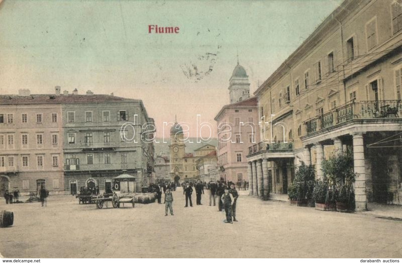 ** Fiume - 4 Db Régi Képeslap / 4 Pre-1945 Postcards - Ohne Zuordnung