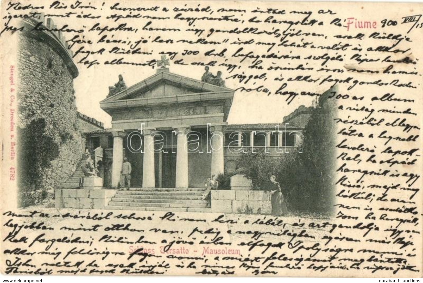 1900 Fiume, Rijeka; Trsat / Tersatto - 2 Postcards - Sin Clasificación