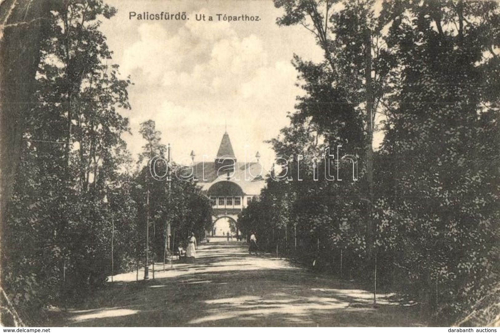 T2/T3 Palicsfürdő, Palic; Út A Tóparthoz, Kiadja Víg Zsigmond Sándor / Promenade (EK) - Non Classés