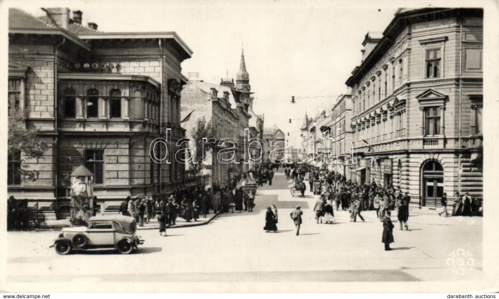 T2 Szabadka, Subotica; Kossuth Utca, Automobil / Street, Automobile - Non Classés