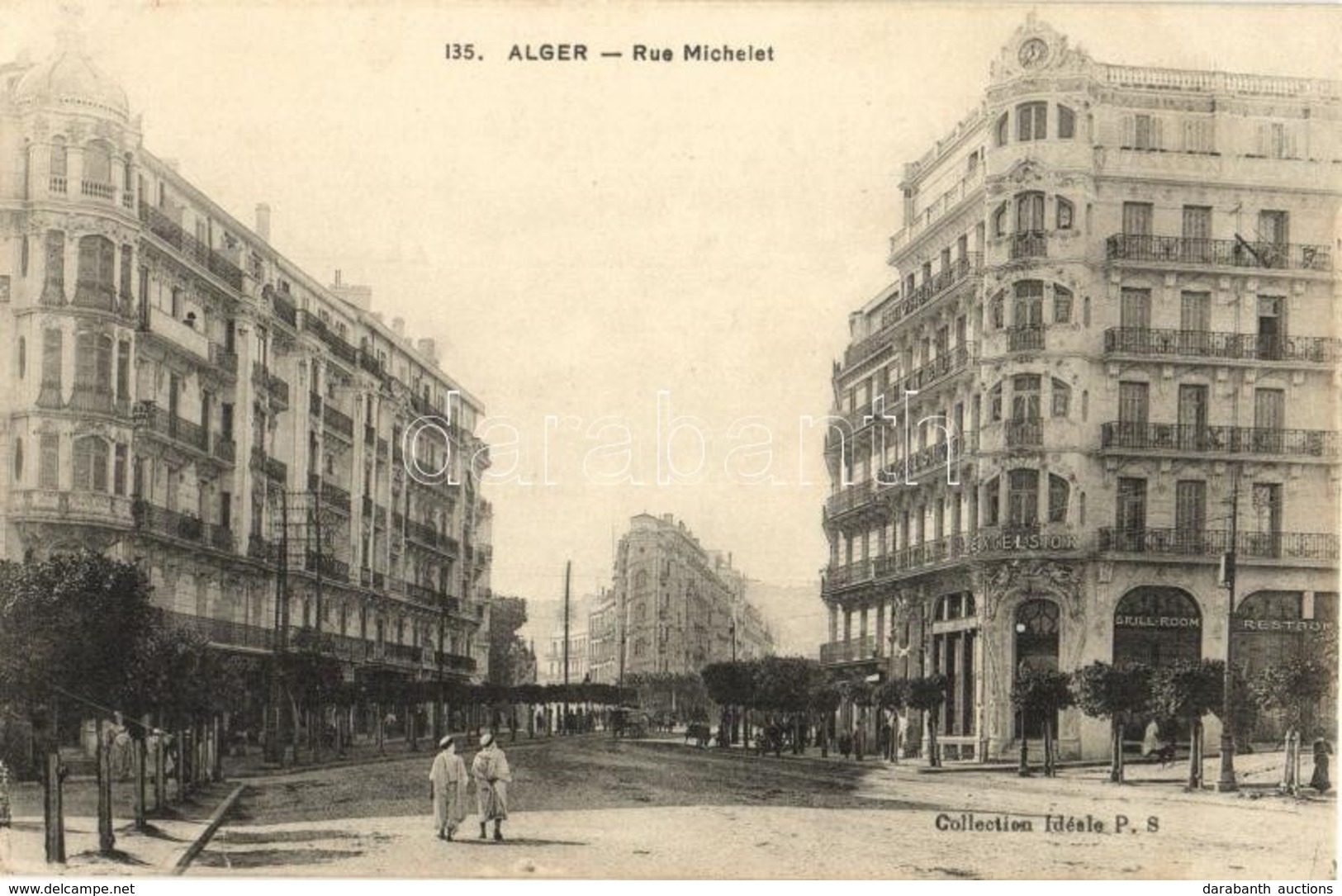 * T2 Algiers, Alger; 'Rue Michelet' / Michelet Street, Grand Hotel Excelsior - Unclassified