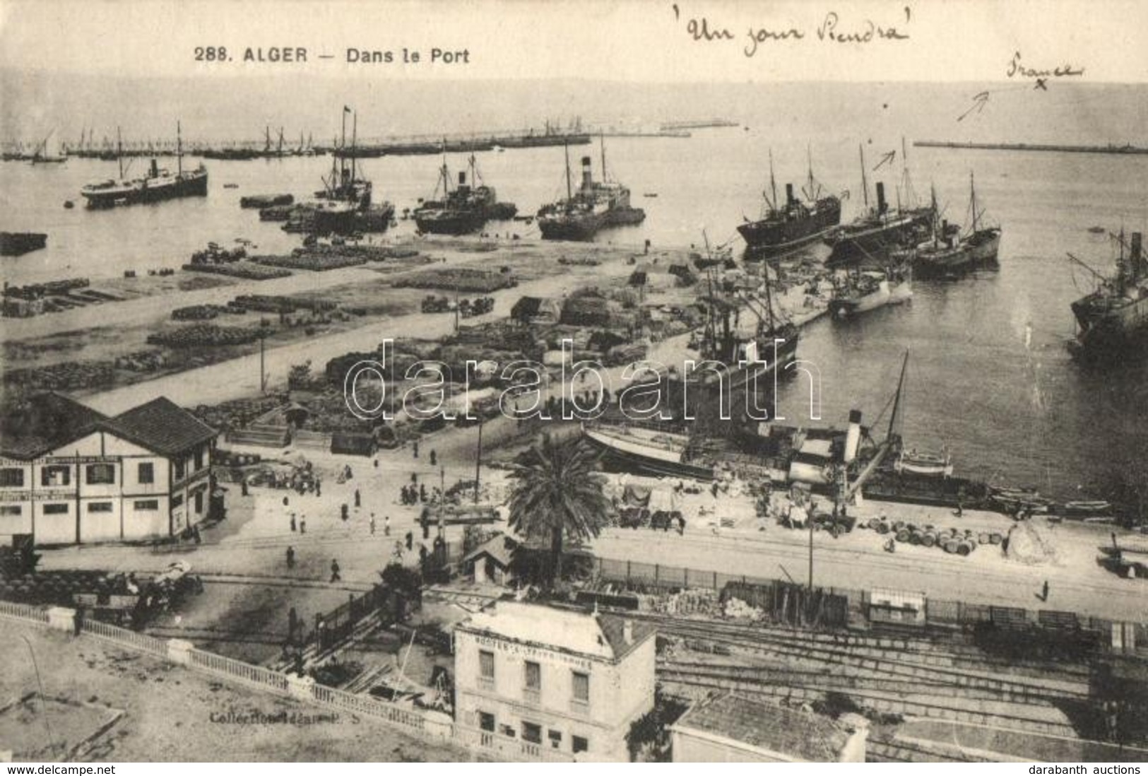 * T2 Algiers, Alger; 'Dans Le Port' / The Port, Ships - Unclassified