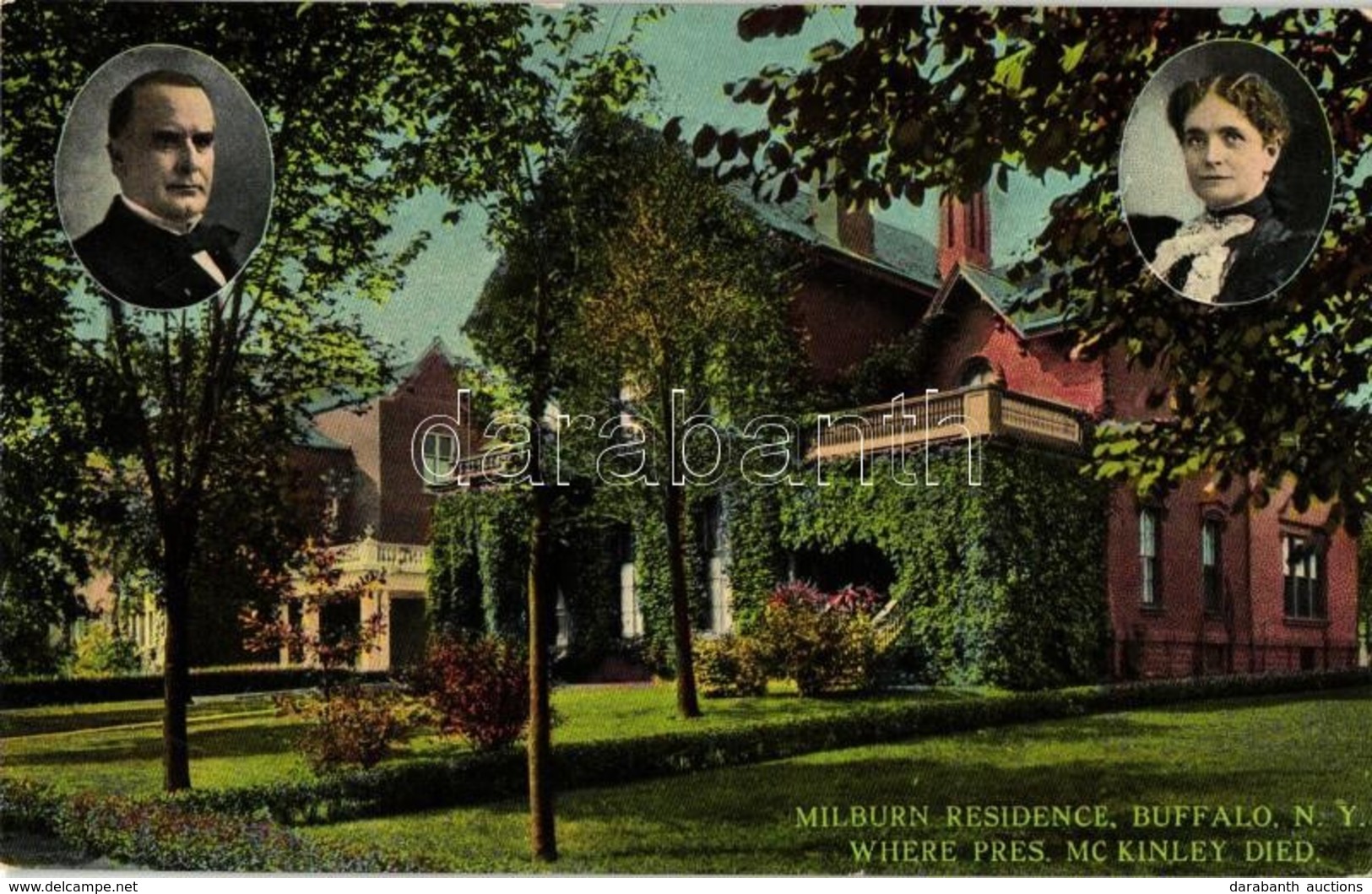 ** T2/T3 Buffalo, NY, Milburn Residence, Scene Of Death Of William McKinley - Ohne Zuordnung