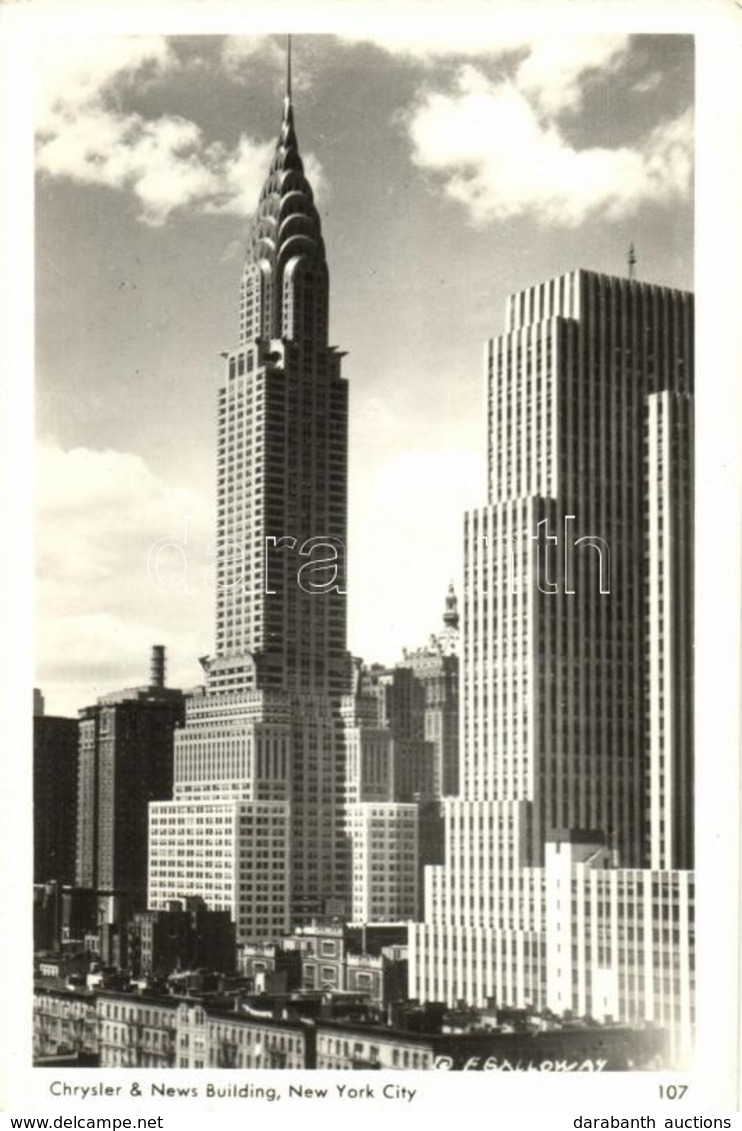 ** T1/T2 New York City, Chrysler & News Building - Non Classés