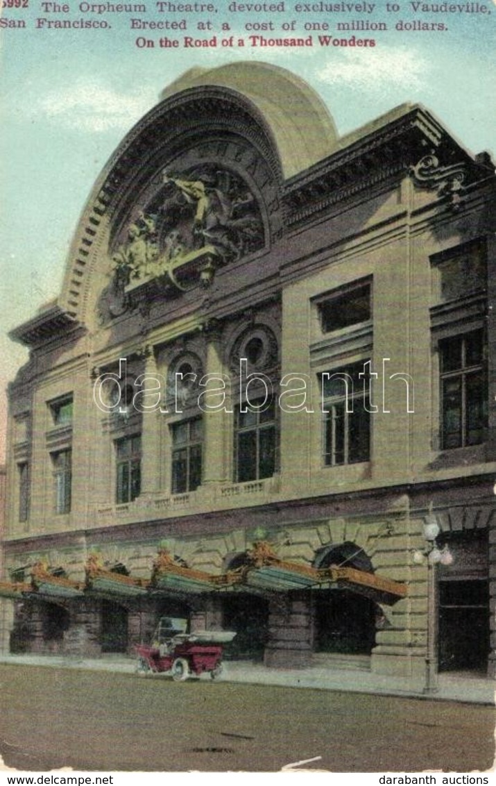 * T2/T3 San Francisco, The Orpheum Theatre Of Vaudeville - Sin Clasificación