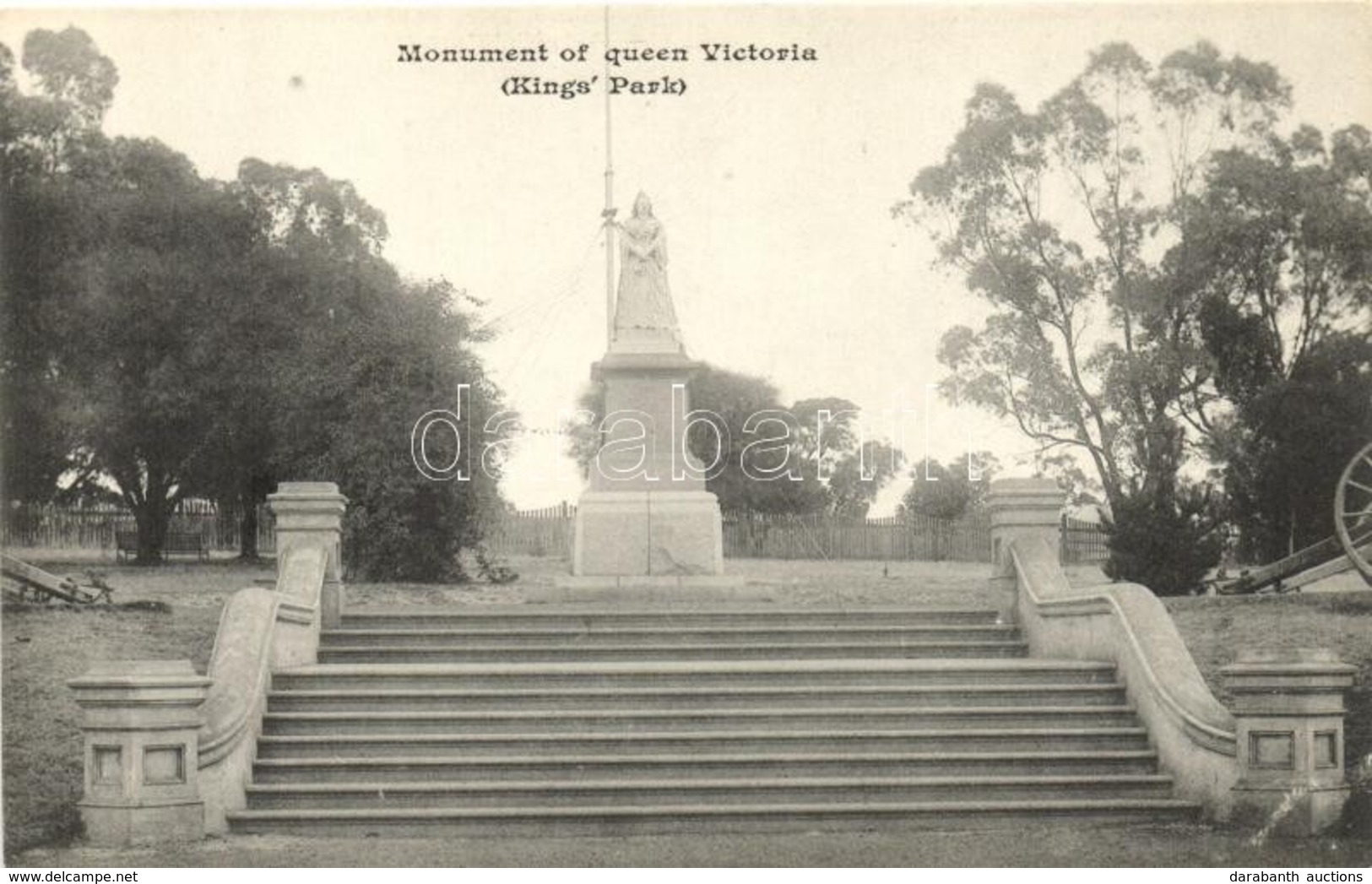 ** T1/T2 Perth, King's Park, Monument Of Queen Victoria - Non Classés