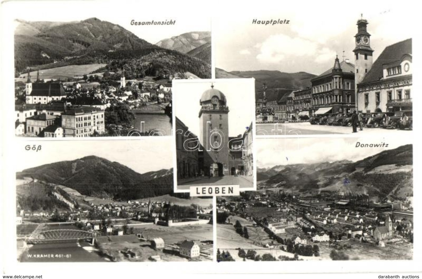 ** T1/T2 Leoben, Hauptplatz, Donawitz, Göss, Gesamtansicht, Donawitz / Main Square, General View - Non Classés