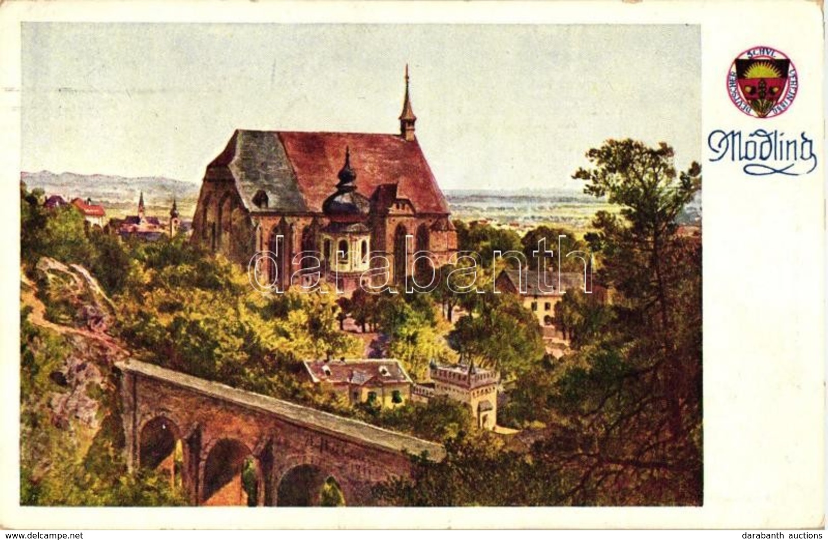 T2/T3 Modling, Church, Deutscher Schulverein Karte No. 279, German Art Postcard, S: E. Heilemann (EK) - Non Classés