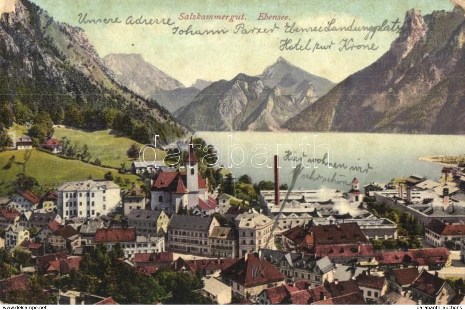 * T2/T3 Salzkammergut, Ebensee / General View (kopott Sarkak / Worn Corners) - Non Classés