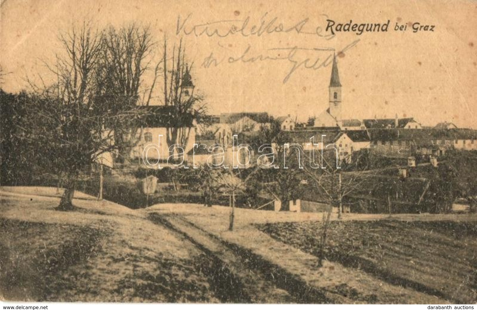 T3 Sankt Radegund Bei Graz, Churches. A. Schlauer Stahlstichkarte (EB) - Sin Clasificación