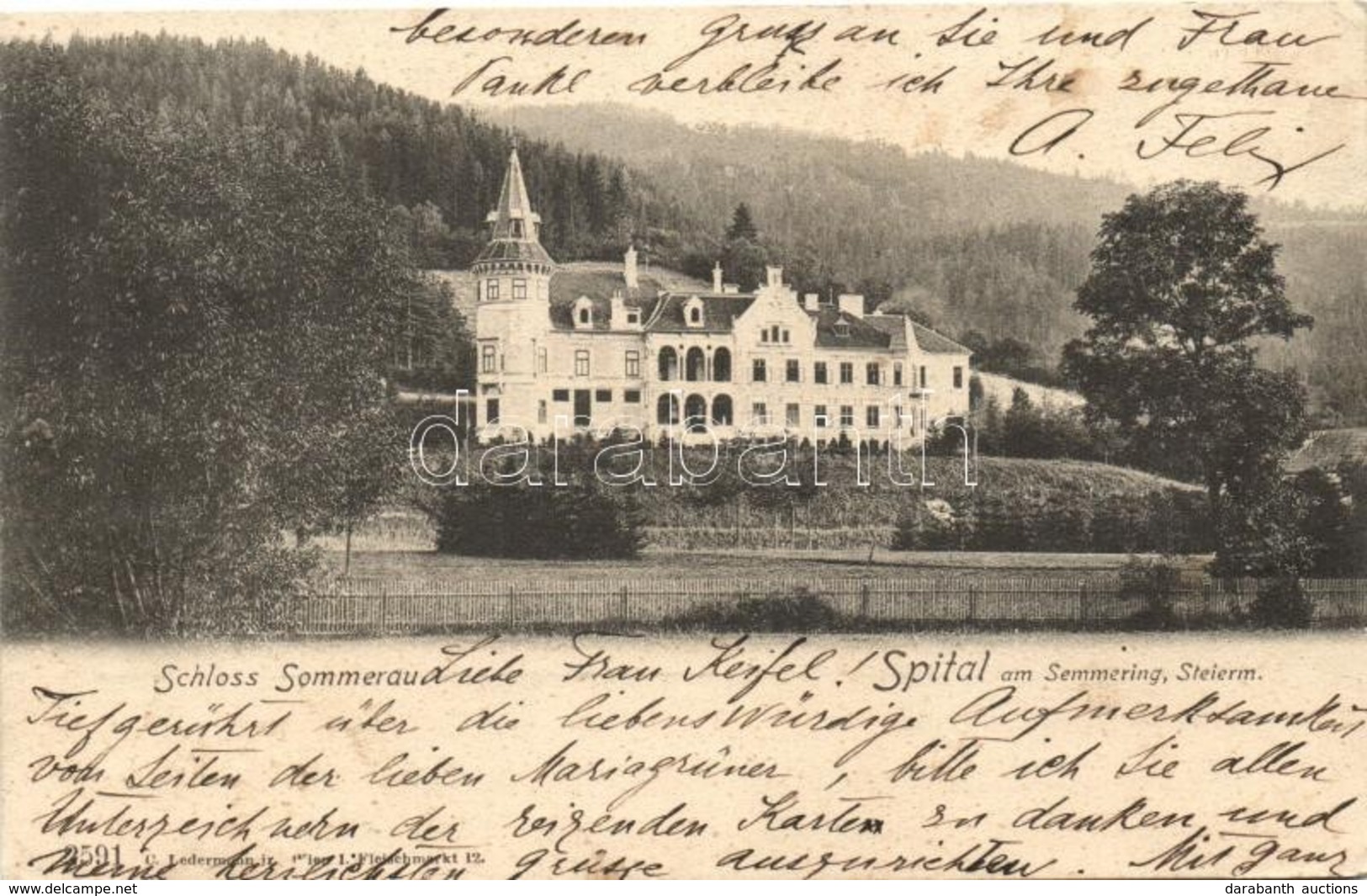 T2/T3 Spital Am Semmering, Schloss Sommerau / Castle (EK) - Non Classificati