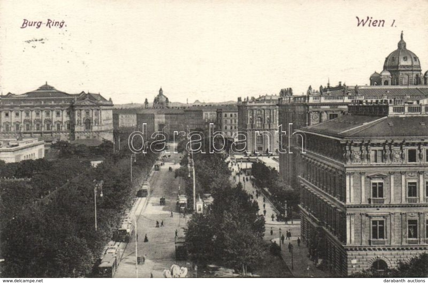 T2 Vienna, Wien I. Burg Ring With Trams - Ohne Zuordnung