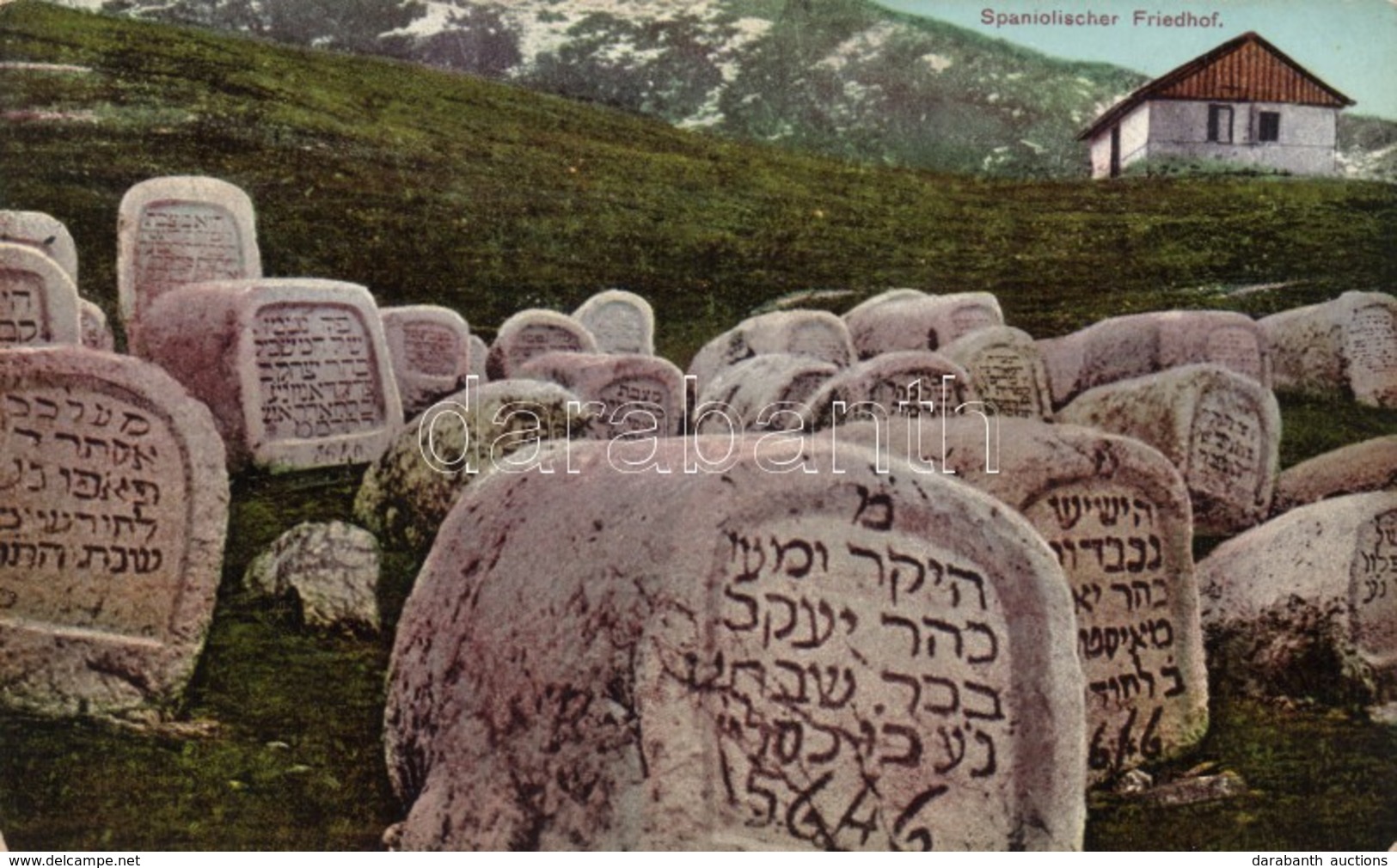 * T2 Sarajevo, Spaniolischer Friedhof; Eigentum Der Firma Lisska & Weisz 1914 / Jewish Cemetery - Non Classificati