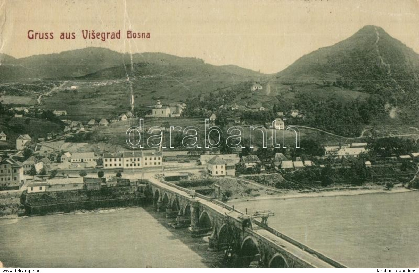 * T3 Visegrad, Bridge. W. L. 4846. Verlag Josef Schreiber (fa) - Ohne Zuordnung