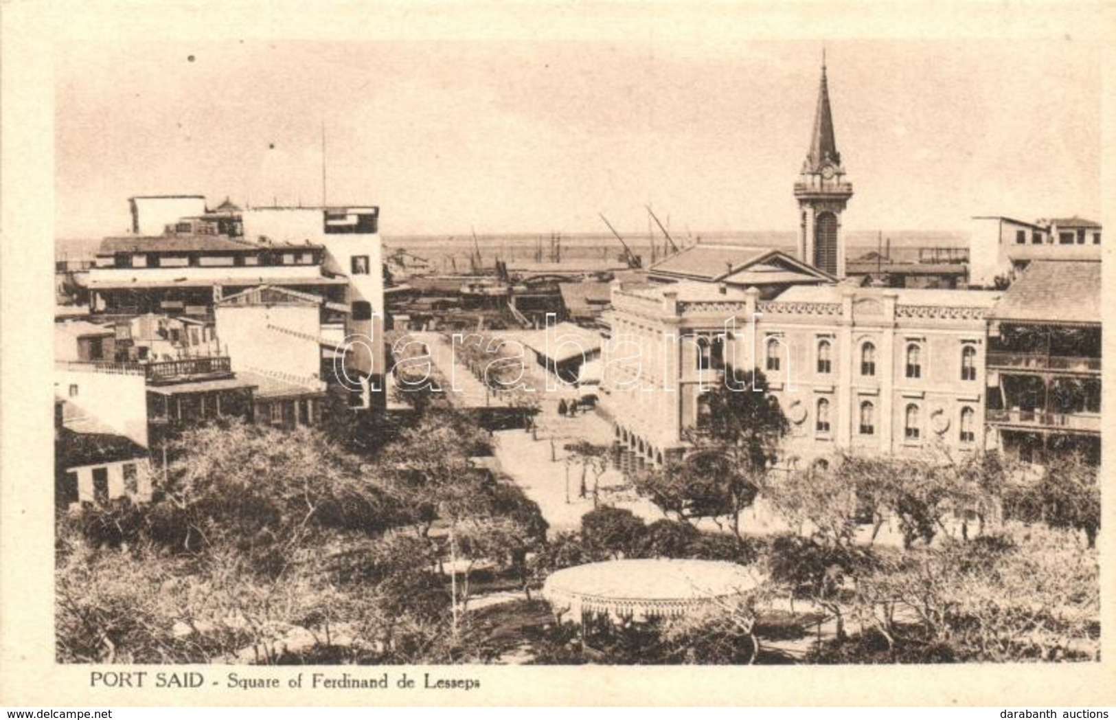 ** T1 Port Said, Square Of Ferdinand De Lesseps - Unclassified