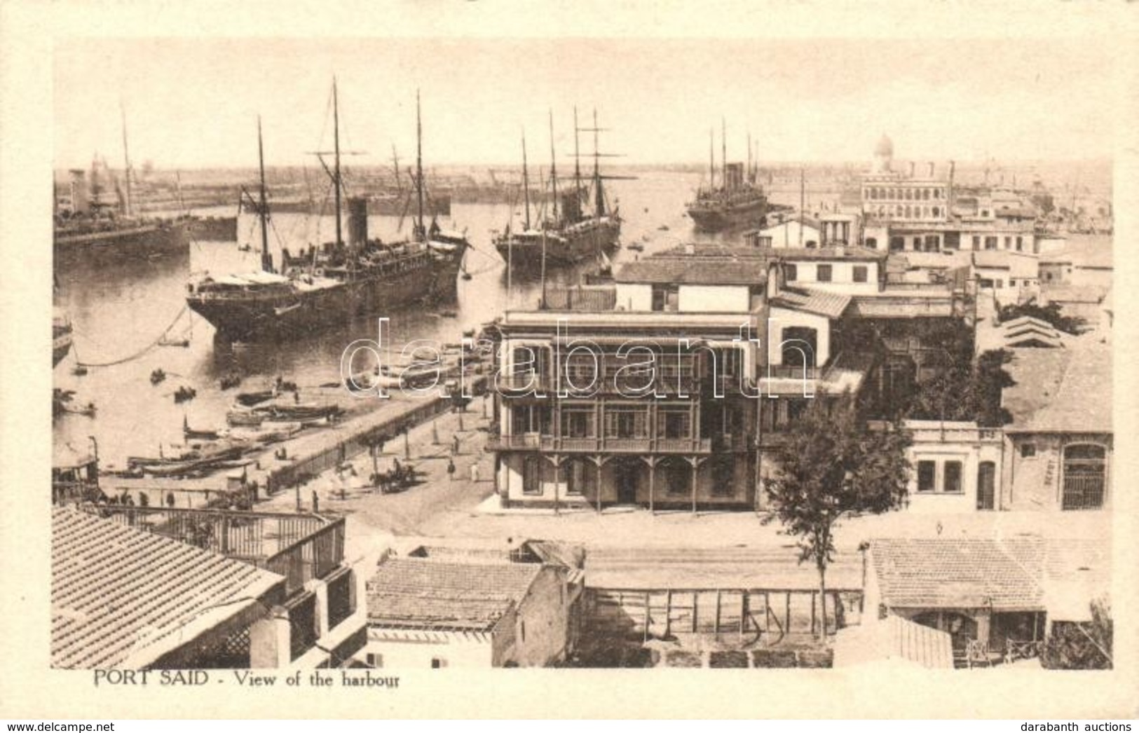 ** T2/T3 Port Said, Harbour, Steamship (EK) - Unclassified