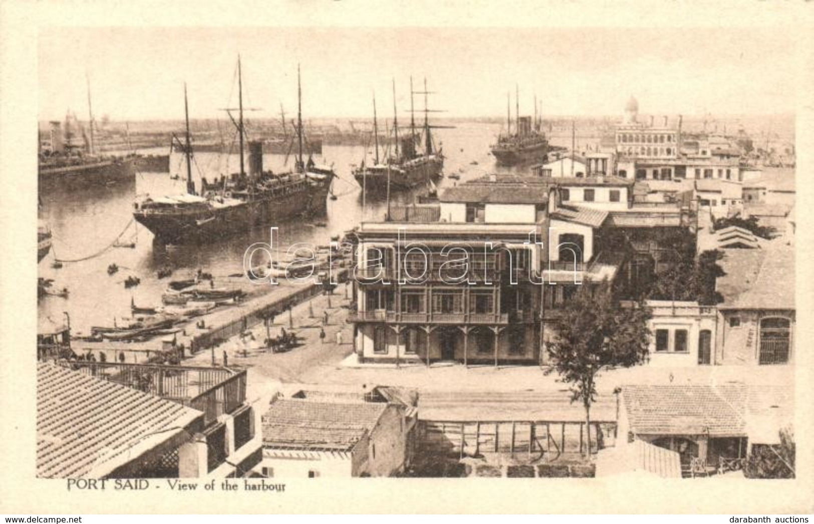 ** T2/T3 Port Said, Harbour, Steamship (EK) - Non Classés