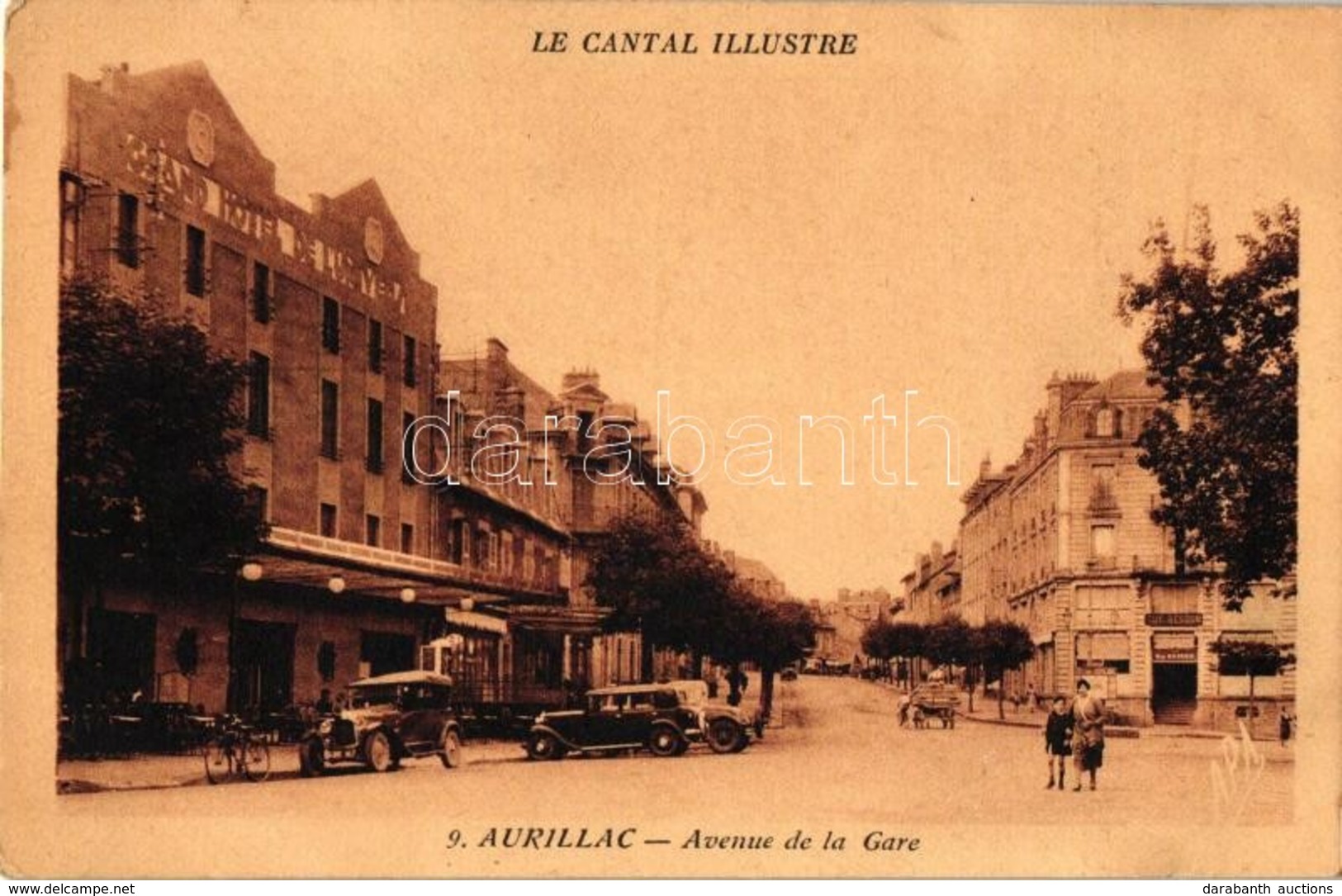 * T2 Aurillac, Avenue De La Gare, Grand Hotel De L'Univers, Automobiles - Non Classés