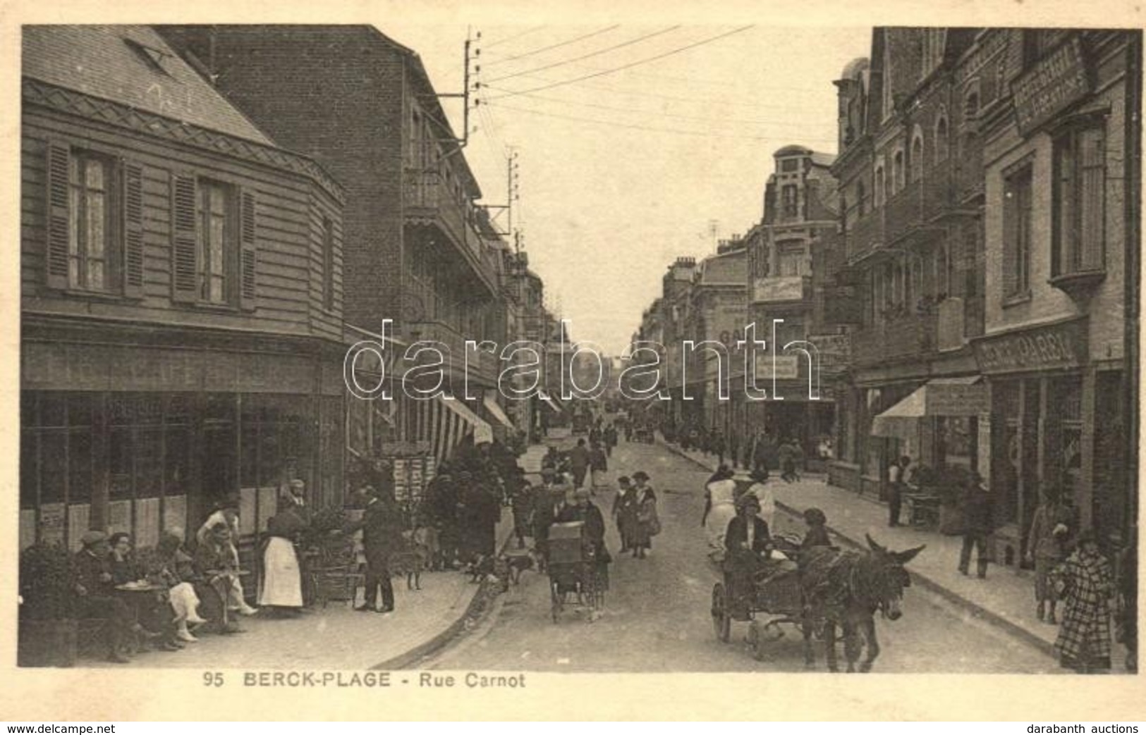 ** T2 Berck-Plage, Rue Carnot / Street, Cafe, Shops - Non Classés