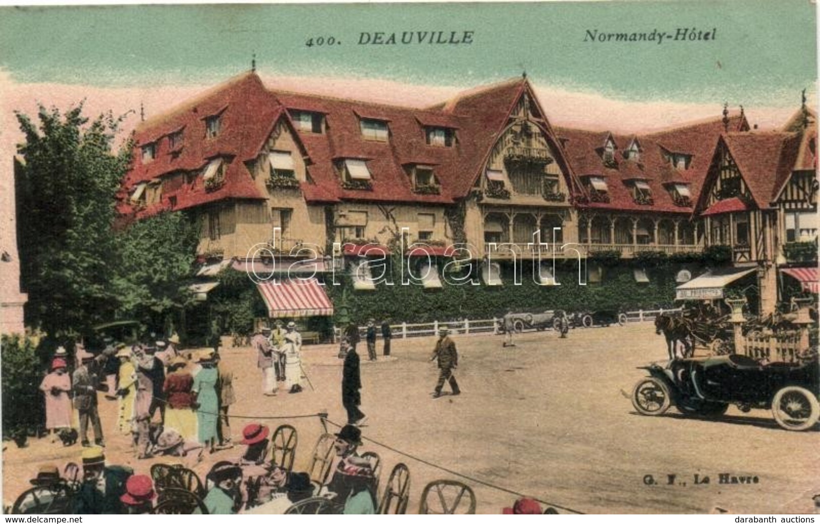 ** T2/T3 Deauville, Normandy Hotel, Automobile, Restaurant (EK) - Ohne Zuordnung