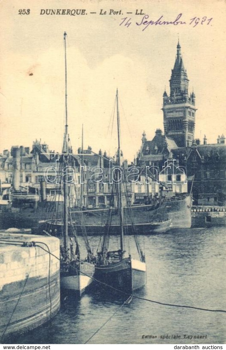 * T2 Dunkerque, Le Port / The Harbor With Steamship 'Milly' - Unclassified