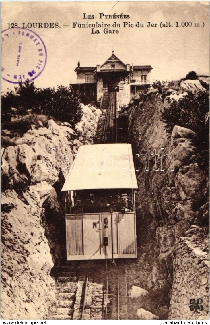 T2 Lourdes, Funicular Of The Pic Du Jer, Station - Unclassified