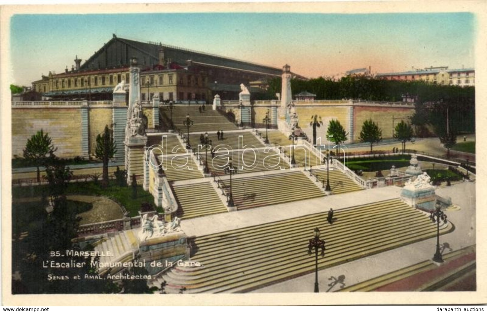 * T2 Marseille, 'L'Escalier Monumental De La Gare' / The Great Stairs To The Railway Station - Unclassified