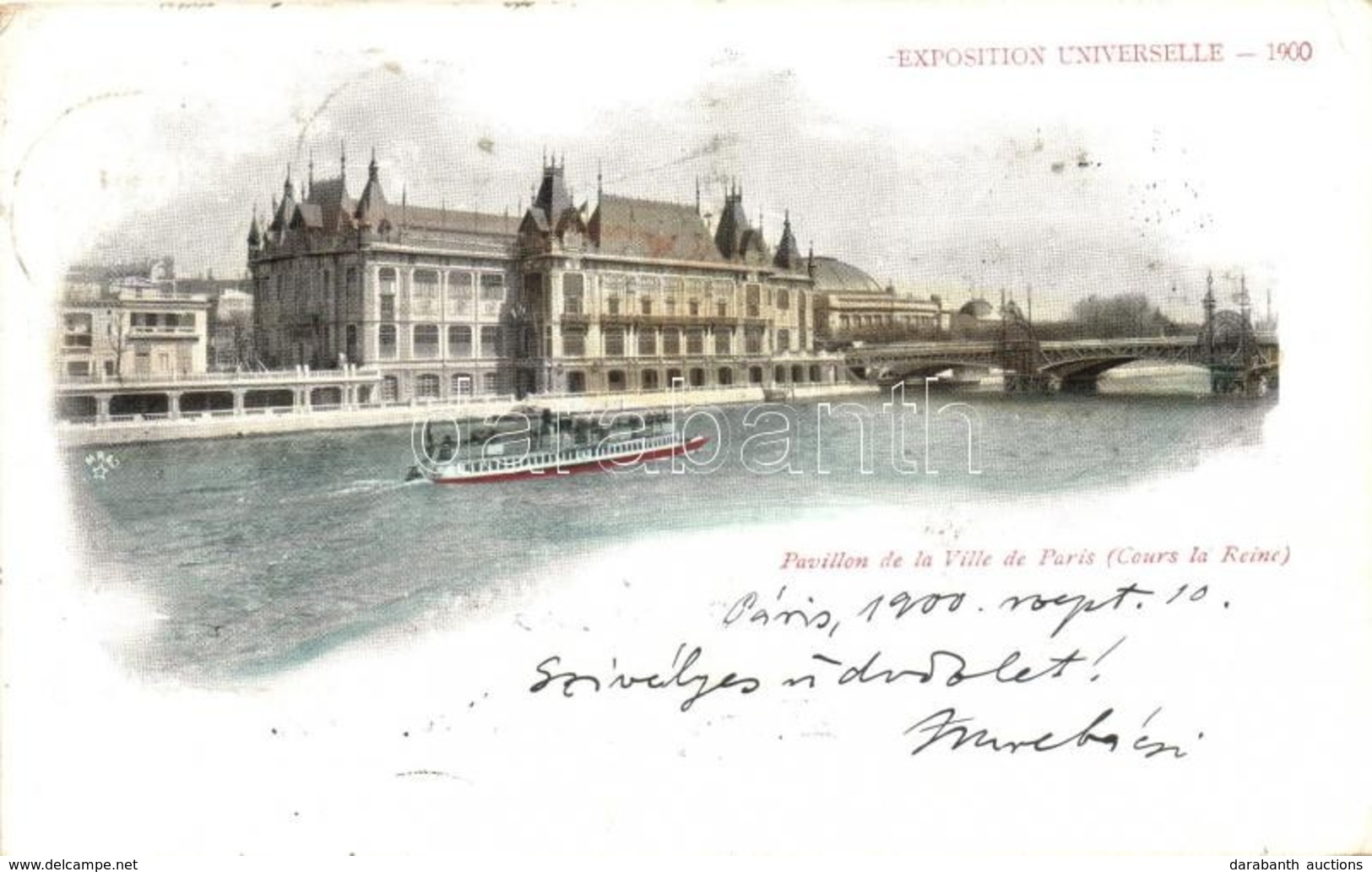 * T2/T3 1900 Paris, Exposition Universelle, Pavillon De La Ville De Paris (Cours La Reine) (EK) - Unclassified