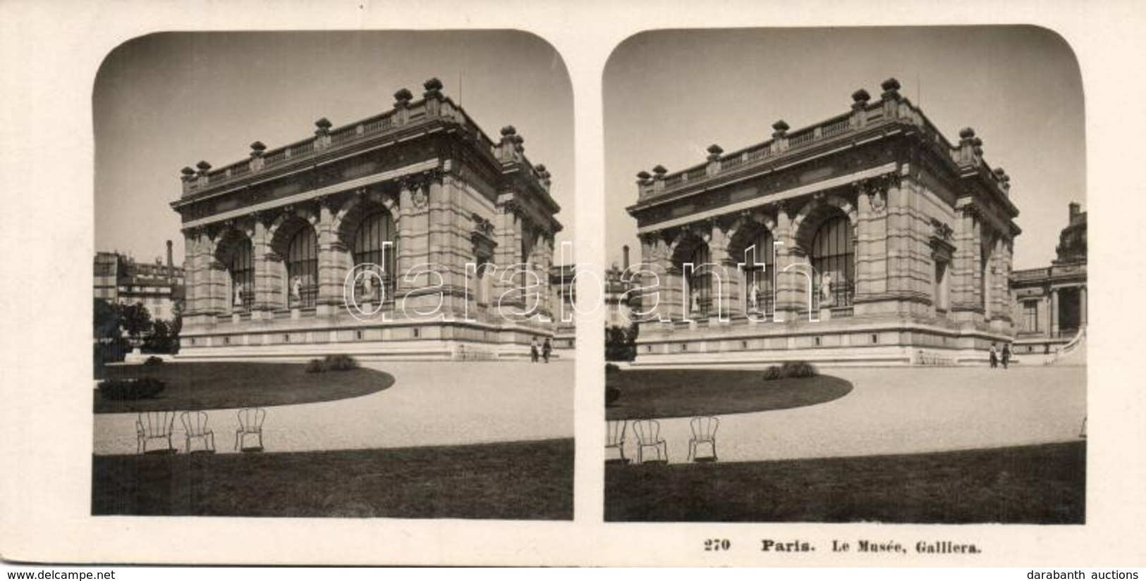 ** T3 Paris, Museum, Stereo Card (18cm X 8,8cm) (non PC) (Rb) - Unclassified