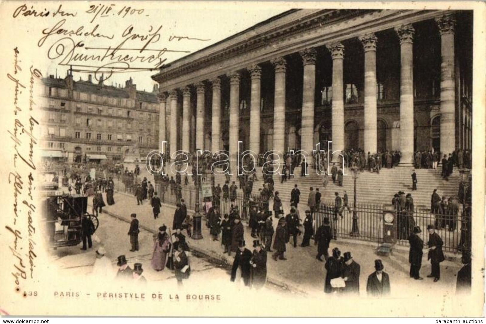 T2/T3 Paris, Peristyle De La Bourse / Stock Exchange (EK) - Unclassified